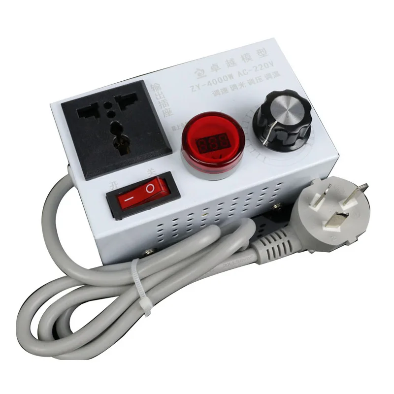 Однофазный регулятор скорости двигателя переменного тока 4 кВт электронный