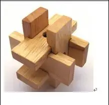 От производителя, детская игрушка Luban Lock Intelligence Burr Puzzle, деревянная система, игрушечная игра Burr Puzzle, отправка графического изображения