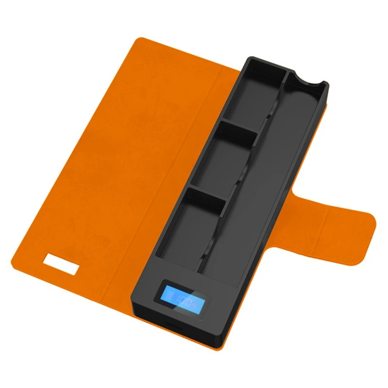2 шт Универсальный совместимый для Juul электронное зарядное устройство для Juul00 мобильная зарядка Pods Чехол держатель коробка-белый и оранжевый
