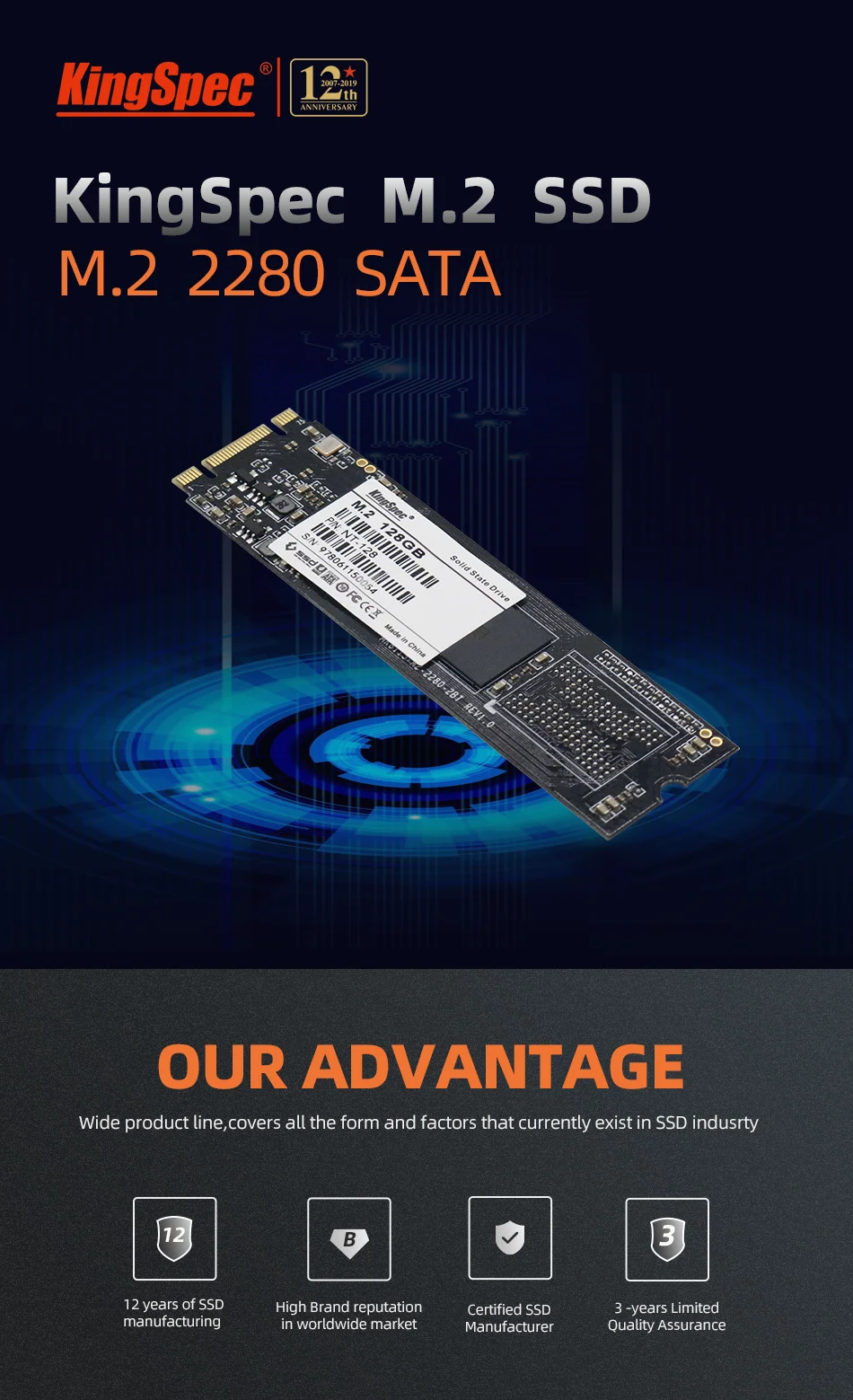 Kingspec SATA Signal 2242 M.2 SSD 64GB 128GB Disco Duro SSD 256GB 512GB 2280 Interne M2 HDD жесткий диск для ноутбука/планшета/ноутбука