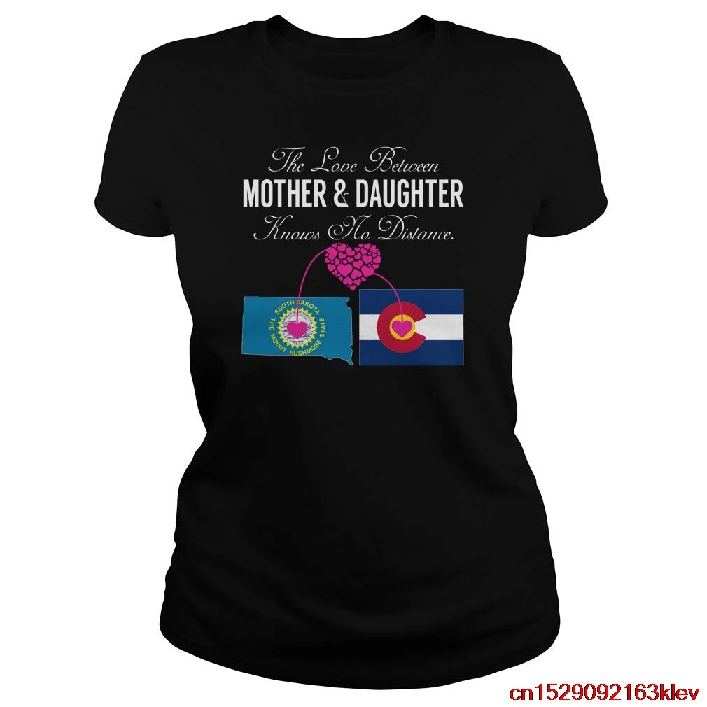FGHFG/футболка унисекс с надписью Love Between Mother &amp Dakota Colorado TFGHFG для мужчин и женщин |