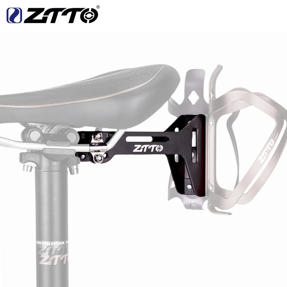 ZTTO Bicycle Saddle Bottle Cage Extension Holder, Repair Tool Kit, Inner Tube Seat, Universal Strap, Fix Qualquer coisa em MTB Road Bike