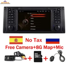 

1Din Android 10 Car Multimedia Player For BMW E39 E38 GPS navigation Bluetooth Radio USB SD Steering wheel Control Camera map