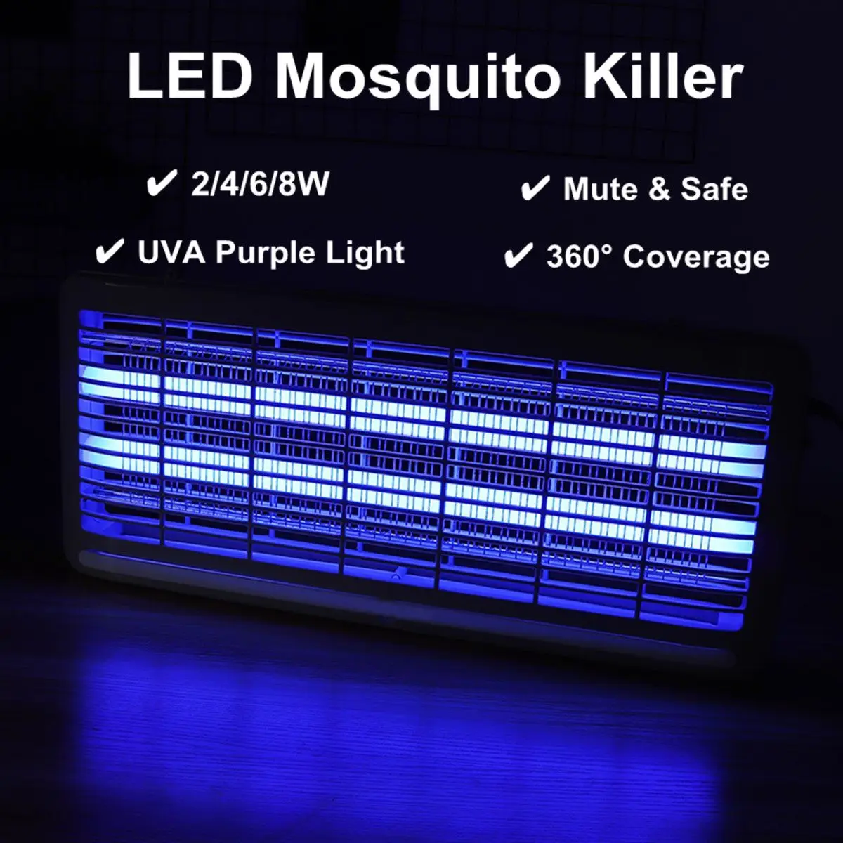 Домашний электрический отпугиватель насекомых LED UV-A электроника Отпугиватель