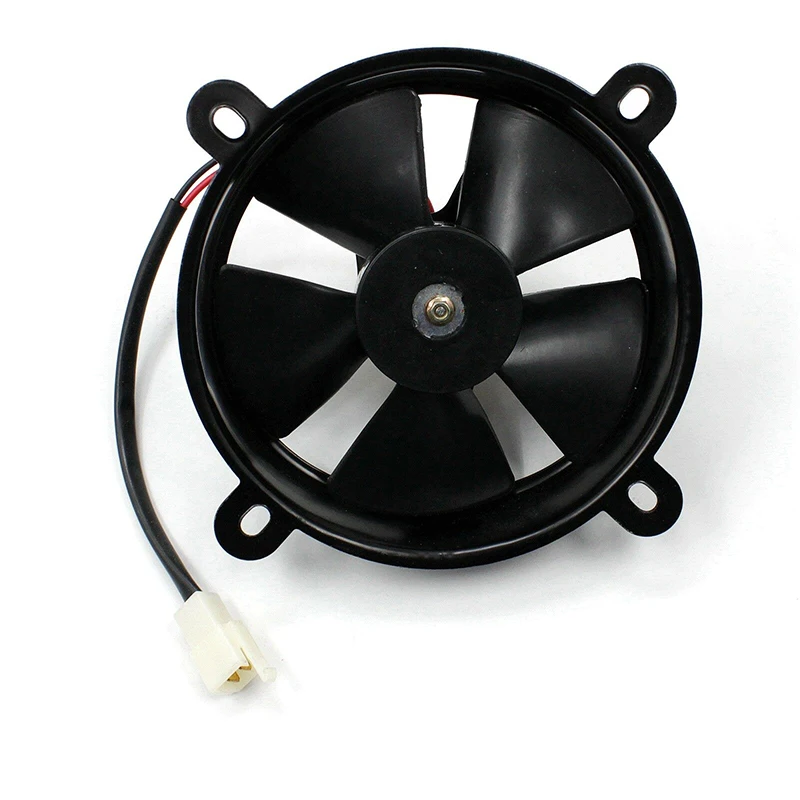 new ABS 6" High Performance 12V Slim Electric Cooling Radiator Fan For 150c 200cc Quad Dirt Bike
