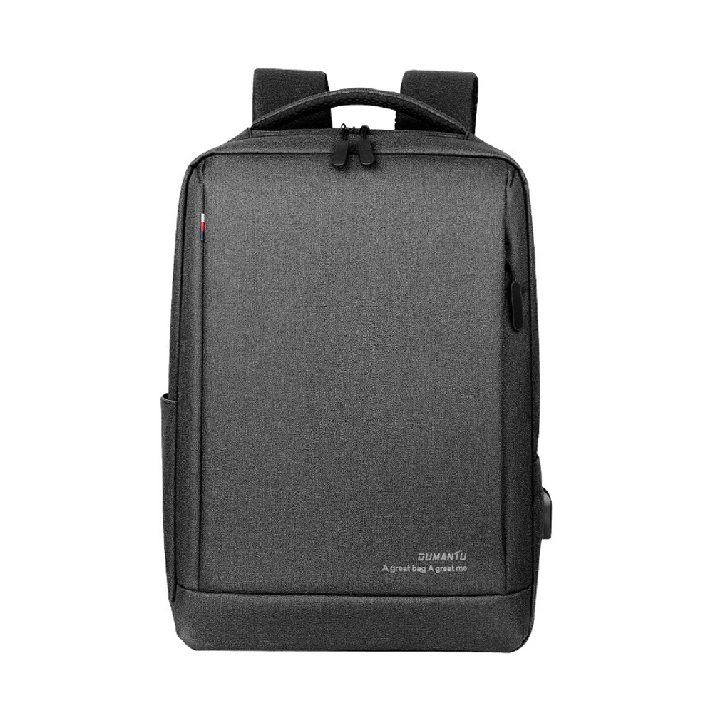 Мужской рюкзак с защитой от кражи, рюкзак для ноутбука с usb зарядкой, школьная сумка, водонепроницаемая дорожная сумка, школьные рюкзаки - Цвет: Grey
