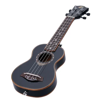 

21" Soprano Ukulele 4 Strings Spruce Ukulele Ultrathin Special Black Color