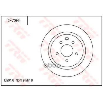 

Disc TORM backyard Nissan Qashqai 2008 Sylphy 2012 Teana 2006 Tiida 2011 TRW/Lucas Art. df7369