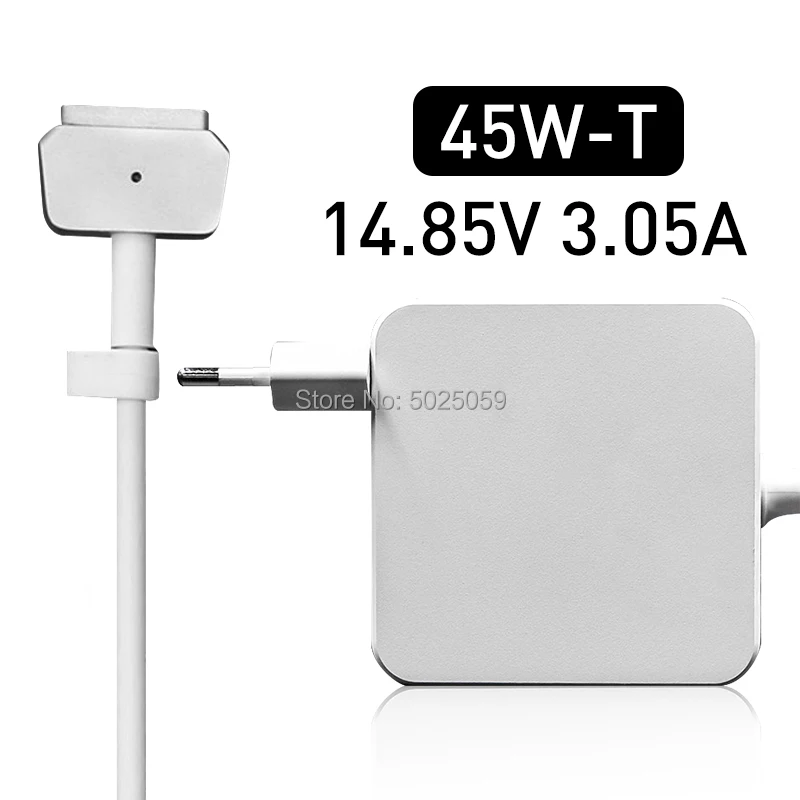 

Mryc 45W 14.85V 3.05A Magnetic*2 Laptop Power Adapter Charger For apple MacBook Air 11" 13" A1465 A1436 A1466 A1435