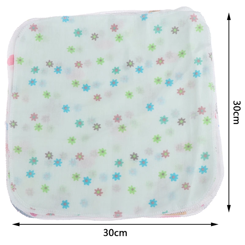 1PC Baby Cartoon Towels Baby Boy Girl Handkerchief Bathing Feeding Face Washcloth Wipe Cloth