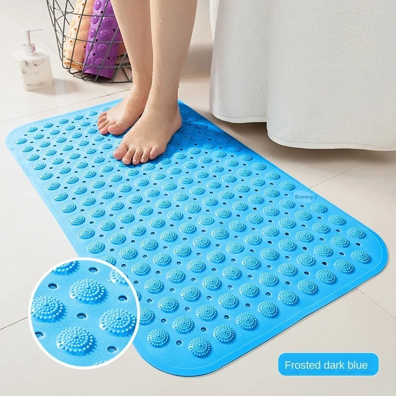 Bathroom Mat PVC Massage Particles Foot Pad Odorless Non Toxic Bath Mat Large Strong Suction
