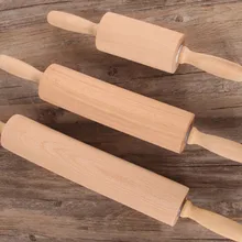 1 шт. деревянный тестораскатка выпечка для макарон, для бисквитов инструменты паста-крекер широкий Лапша выпечки печь для обжига Скалка Маленький гаджет