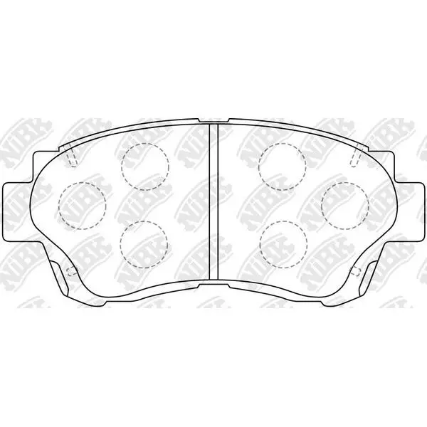 Колодки дисковые п.\ Toyota Camry 2.2/3.0 91-96/Celica 2.0 92-99 NIBK PN1228 | Автомобили и мотоциклы