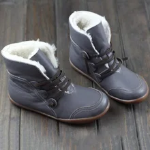 Женские ботинки; коллекция года; Зимние удобные зимние ботинки; женские ботинки «Челси»; зимняя теплая кожаная женская обувь на плоской подошве; Лидер продаж