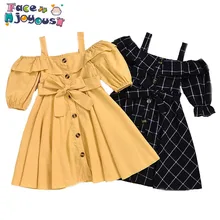 Новинка года; однобортное летнее платье на бретельках без бретелек; два цвета; Детские платья для маленьких девочек; хлопковая одежда для маленьких девочек