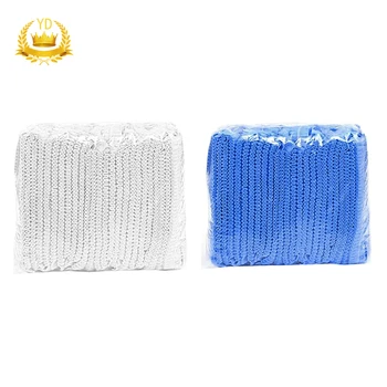 

50Pcs Disposable Non-woven Fabric Shower Cap Double Reinforced Strip Cap Dustproof Breathable Cleaning Cap