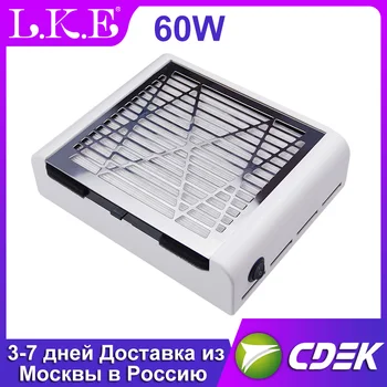 

Nail Dust Collector Vacuum Cleaner Manicure Salon Nail Art Dust Suction Machine with Strong Power Fan Reusable Filter