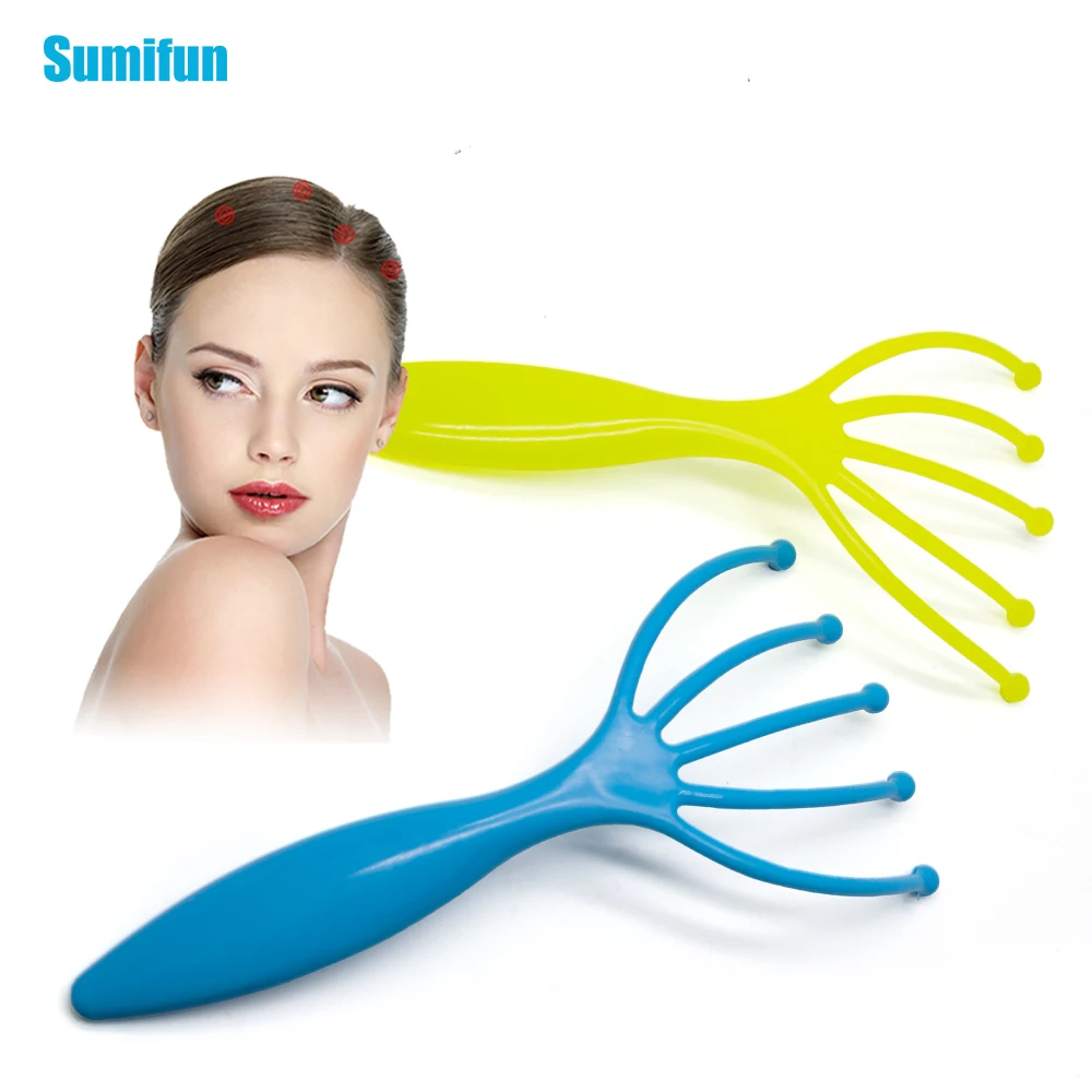 Sumifun 1 шт. 5 пальцевый массажер для головы Спа Массажер кожи тела снятия стресса