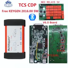 CDP TCS CDP Pro OBD2 Bluetooth V6.0 keygen,00 keygen для автомобилей/грузовиков OBD2 диагностический инструмент obd2 считыватель кодеров как MVD