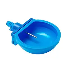 

5Pcs Drinking Fountain Durable Blue Anti-turnover Anti-turnover Drinking Feeder for Rabbit Automatic Drinker Pet Dispenser
