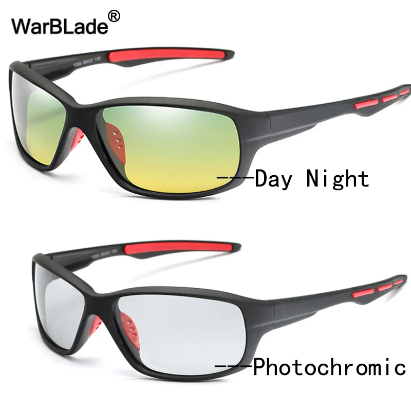 Мужские фотохромные солнцезащитные очки WarBlade поляризационные для вождения