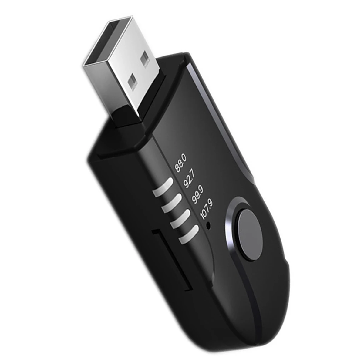 Car USB Audio Adapter Car Bluetooth FM Transmitter Support TF Card Music Playback In MP3 / WAV