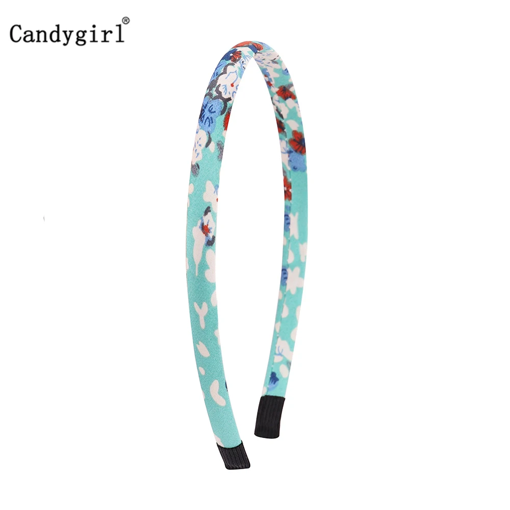 12pcs Flower DIY Ribbon Hairband Women Girl Covered Hair Accessories Headpieces Satin Polyester Jewelry Headbands boho Headwear