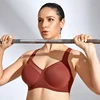 High Impact Non-padded Powerback Sports Bra Breathable Full Coverage Workout Underwire Support Gym Bras For Women ► Photo 2/6