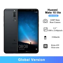 Huawei Mate 10 Lite Android 7.0 Smartphones 5.9"  16MP Rear Camera Kirin 659 Octa-core  3340 mAh 4GB RAM 64GBROM Cellphone