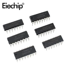 Ic chip cd4069 cd4011cd4052 cd4053 dip pacote lógica ics, portões e inversores ic circuito integrado cmos eletrônica chips