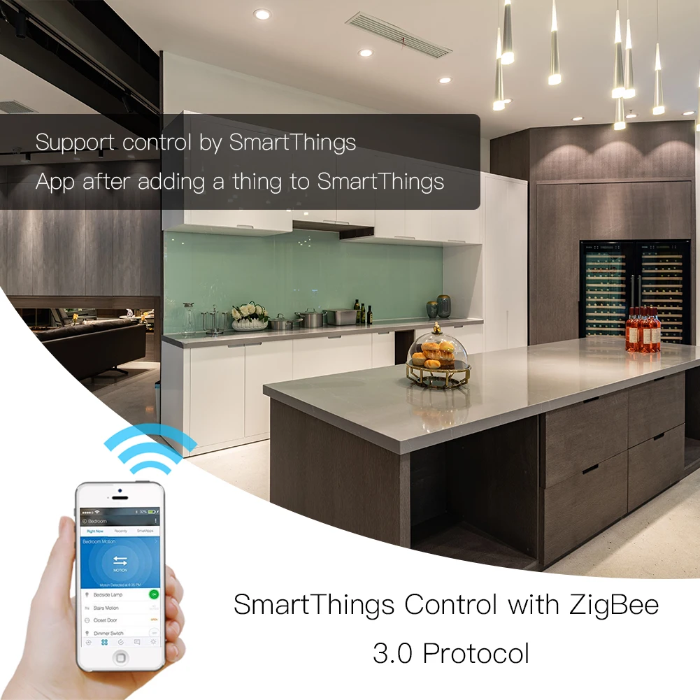 ZigBee 3.0 Smart Socket Plug with 2 USB Interface Remote Voice Control Work with SmartThings Wink Echo Plus and Most Zigbee Hub