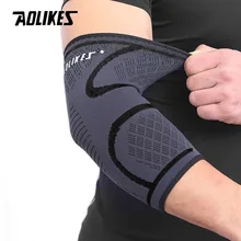 

AOLIKES Breathable Elbow Support Basketball Football Sports Safety Volleyball Elbow Pad Elastic Elbow Supporter
