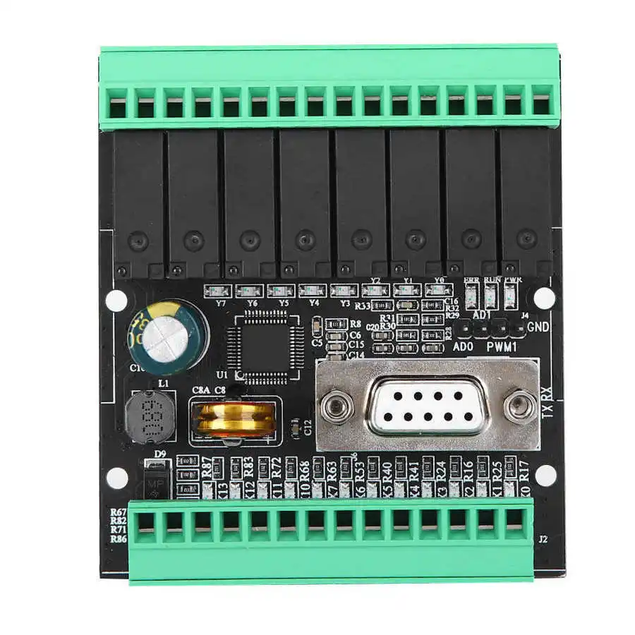 Плата промышленного управления PLC на основе FX1N/2N-6MR/T/10/14/20MR/T WS2N-20MR-232-S(D)