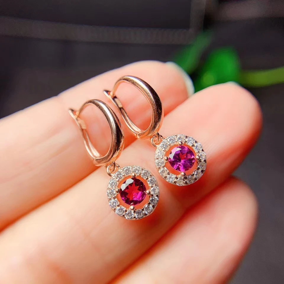 

Женские серьги, красный гранат, серьги-гвоздики для девочек, Серебряное украшение, Овальный натуральный драгоценный камень, серебро 925 пробы, натуральный драгоценный камень, рождественский подарок