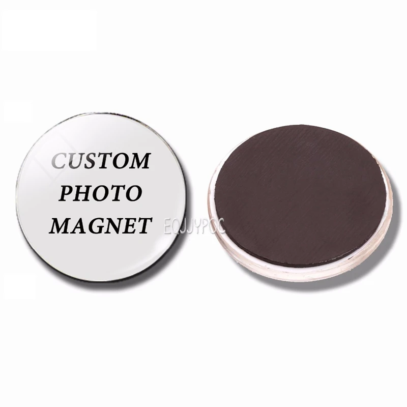 Magnetic Fridge Magnets Magnetic Sticker Magnetic Fridge Stickers Refrigerator Decor Magnetic Photo Holders 10PCS DIY Personal Fridge Magnet Love Photo Couple Baby Pet Family Glass cabochon 30MM Refrigerator Magnets Sticker