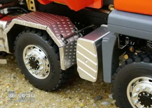 LESU 1/14 весы MAN TGS 8*8 гидравлический грузовик RC вкл/выкл радиоприемник окрашенный