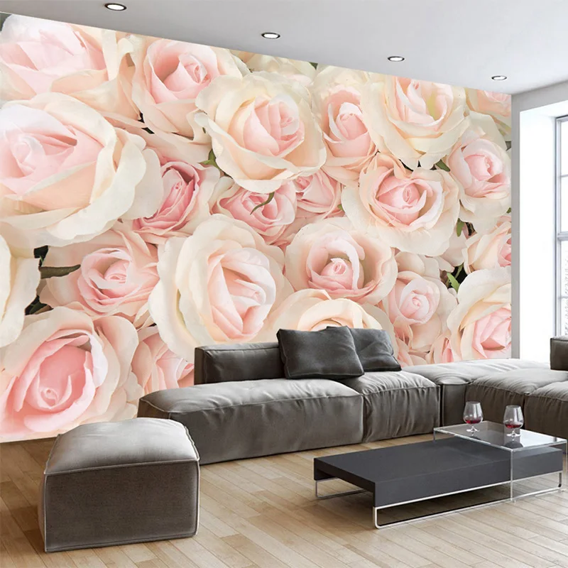 Modern-Romantic-Warm-Pink-Rose-Mural-Wallpaper-Living-Room-Wedding-House-Background-Wall-Covering-Photo-Wall (2)