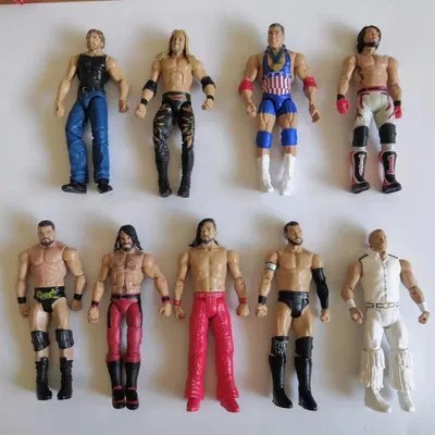 

Popular 1Pcs/lot Occupation Wrestling Gladiators Movable Multi Joint Model Dolls Wrestler Action Figure toys
