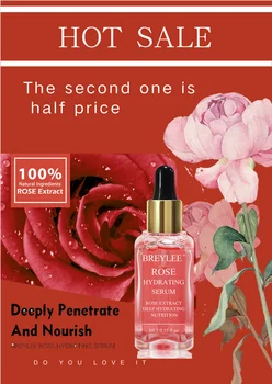 

Rose Nourishing Essence Deep Hydration Soothing Shrinking Pores Moisturizing Skin 15ml deep hydrating
