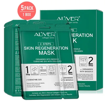 

Alive Rintensive Moisture & Calming Facial Sheet Mask Ceramide Mask 5pcs Moisturizing Oil-control Skin Care Mask Face Mask