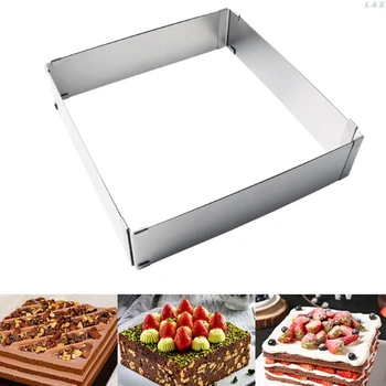 

15-28cm rectangular baking frame made of stainless steel - rectangular baking PXPC