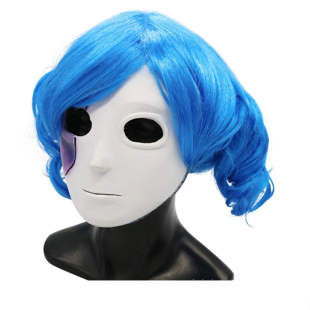 Игра Салли маски для лица Косплей SallyFace латексные маски парик костюм, реквизит для взрослых женщин мужчин Хэллоуин вечерние реквизит