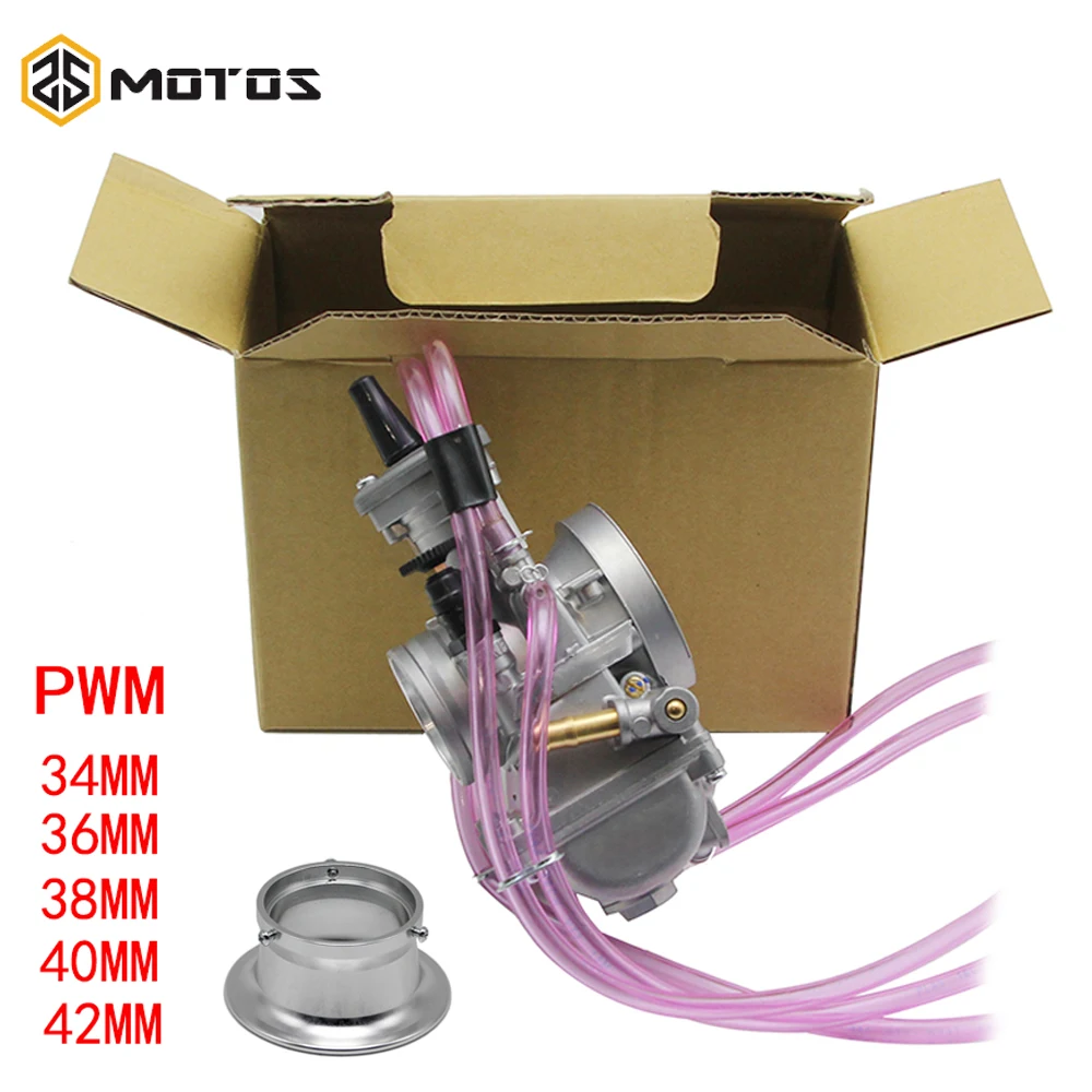 ZS мотоциклы PWM 34 36 38 40 42 мм для карбюратора Keihin универсальный переключатель Karts 2T