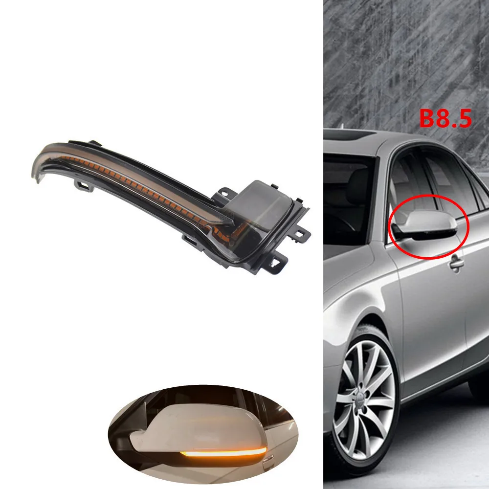 

For Audi A4 A5 B8.5 S5 RS5 RS4 RS3 A3 8P Dynamic Turn Signal LED Side Wing Rearview Mirror Indicator Blinker Repeater Light