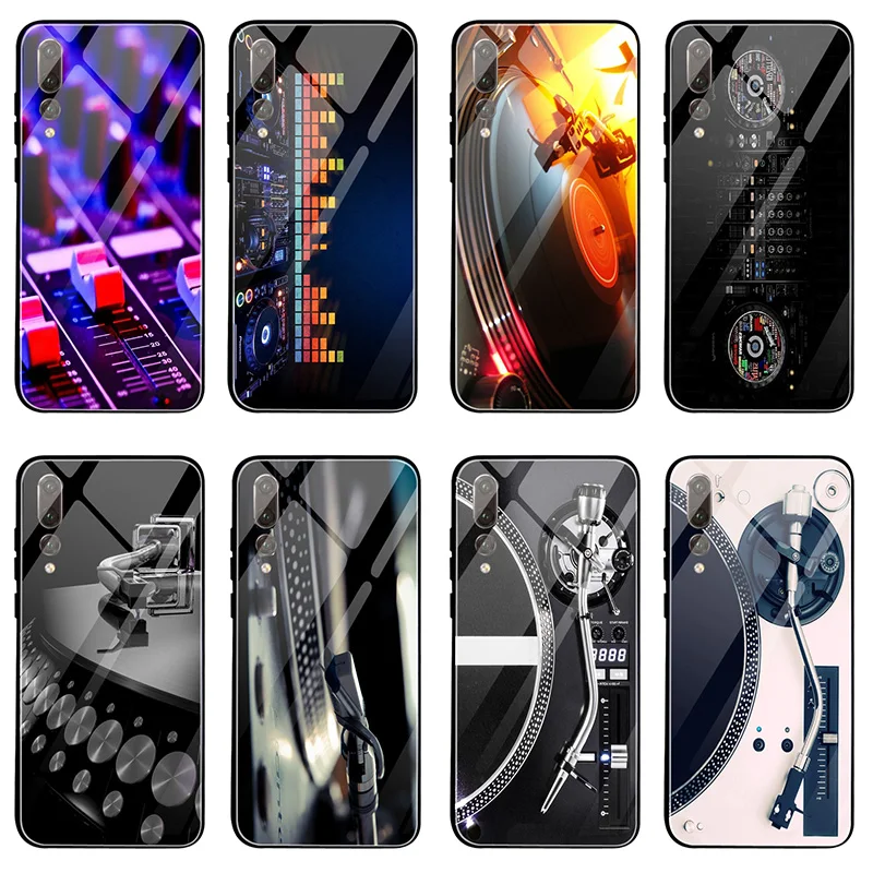 DJ контроллер Mischer Deck Player закаленное стекло чехол для телефона Huawei Honor 8 8A 8X 9 9X 10 X10 P20