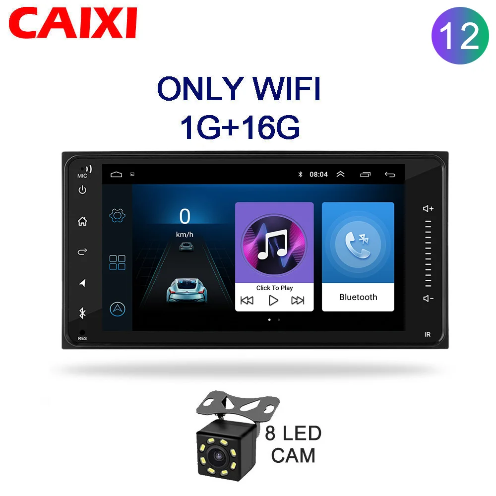 cx-old-UI1-CAM 2din универсальный android 8,1 автомобильный Радио плеер стерео автомобильный мультимедийный плеер для toyata COROLLA VIOS CROWN CAMRY HIACE PREVIA RAV4 - Цвет: cx-old-UI1-CAM