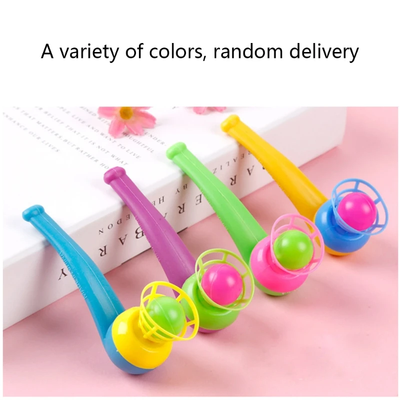 Plastic Ball Toy Floating Ball Game for Toddler Kids Early Learning Interactive Pipe Blowing Breath Training Playsets 4