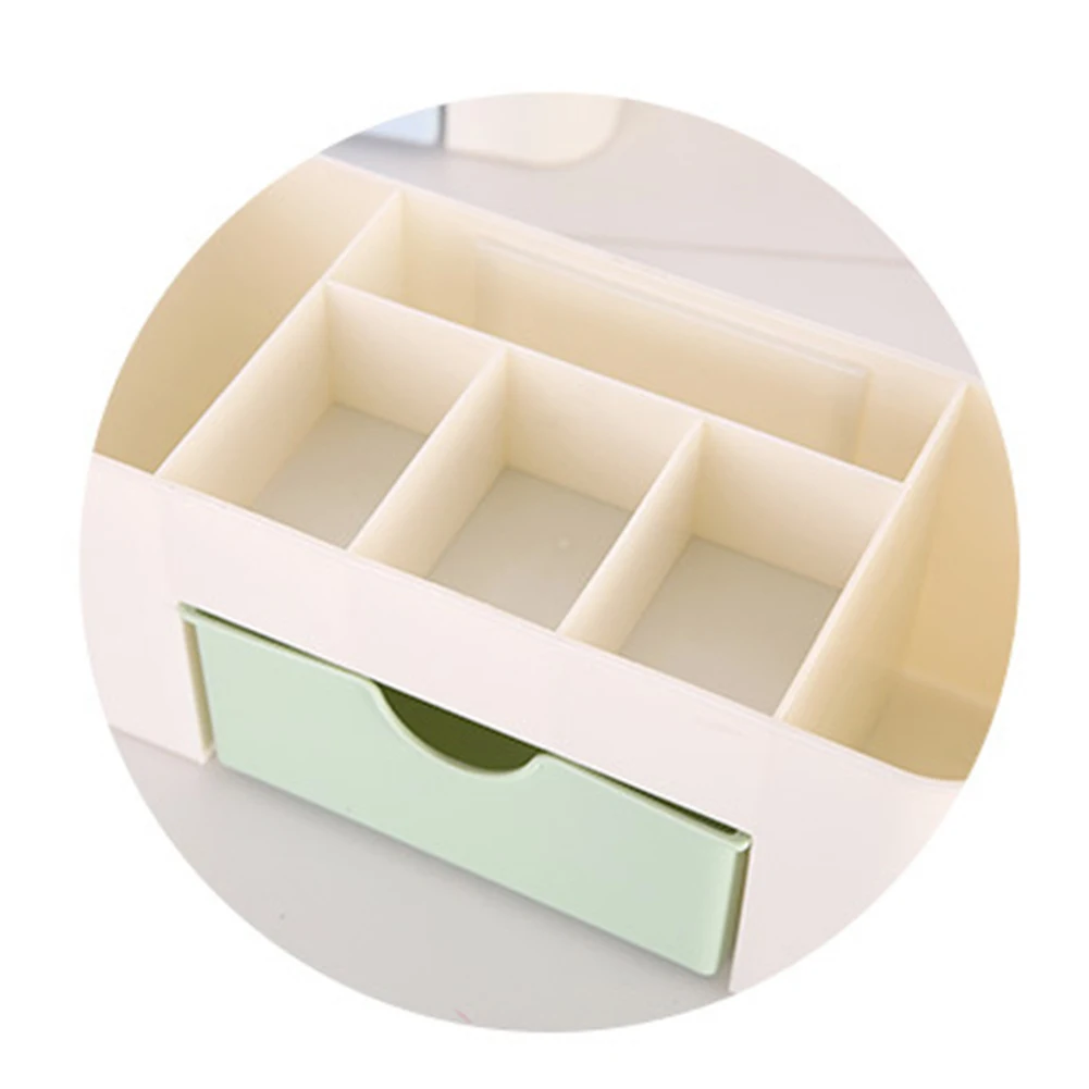 Новая простая шкатулка для хранения косметики с ящиком, пластиковая коробка-органайзер для макияжа, акриловый держатель для помады, контейнер для мелочей, чехол