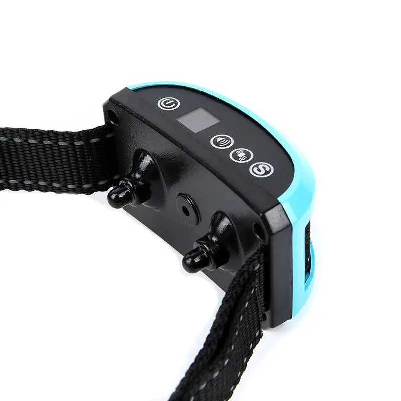 Pet Dog Waterproof Rechargeable Anti Barking Stop Barking Dog Training Collar Adjustable 7 Levels Sensitivity Vibration Collars