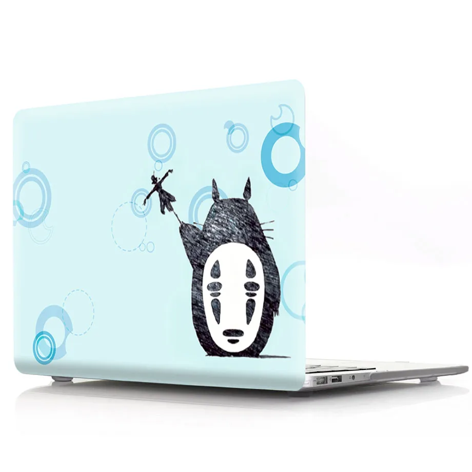 Милый аниме Тоторо корпус ПК Жесткий Чехол для ноутбука Macbook Air Pro retina 11 13 15 дюймов Сенсорная панель A1932 A1990 A1706 чехол - Цвет: D7